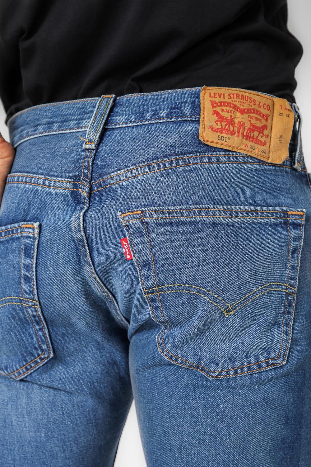 LEVI'S - ג'ינס MED INDIGO 501 בצבע כחול - MASHBIR//365