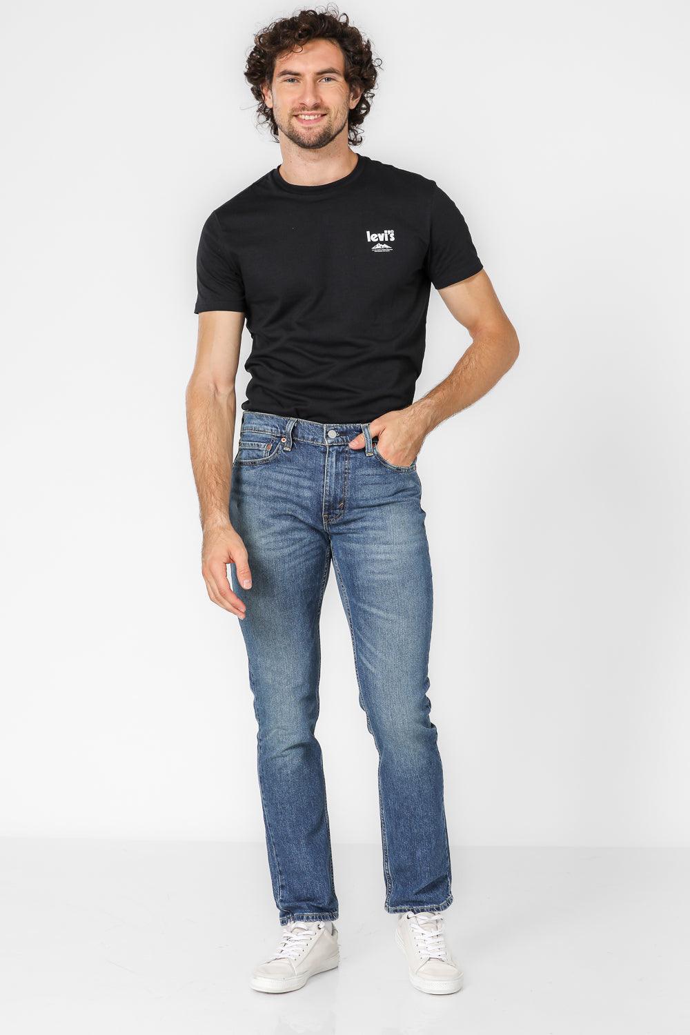 LEVI'S - ג'ינס משופשף MED INDIGO 511 SLIM - MASHBIR//365