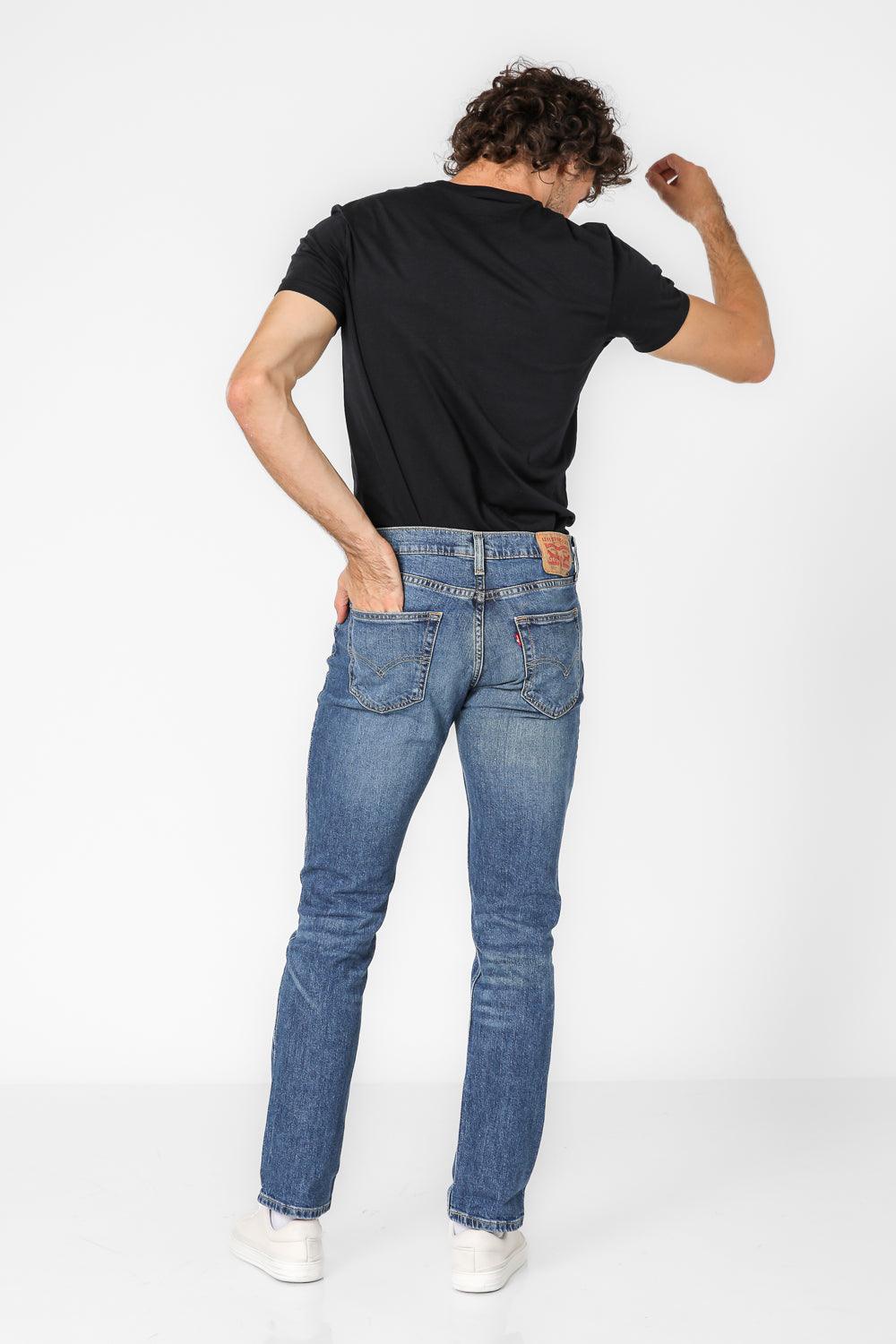 LEVI'S - ג'ינס משופשף MED INDIGO 511 SLIM - MASHBIR//365