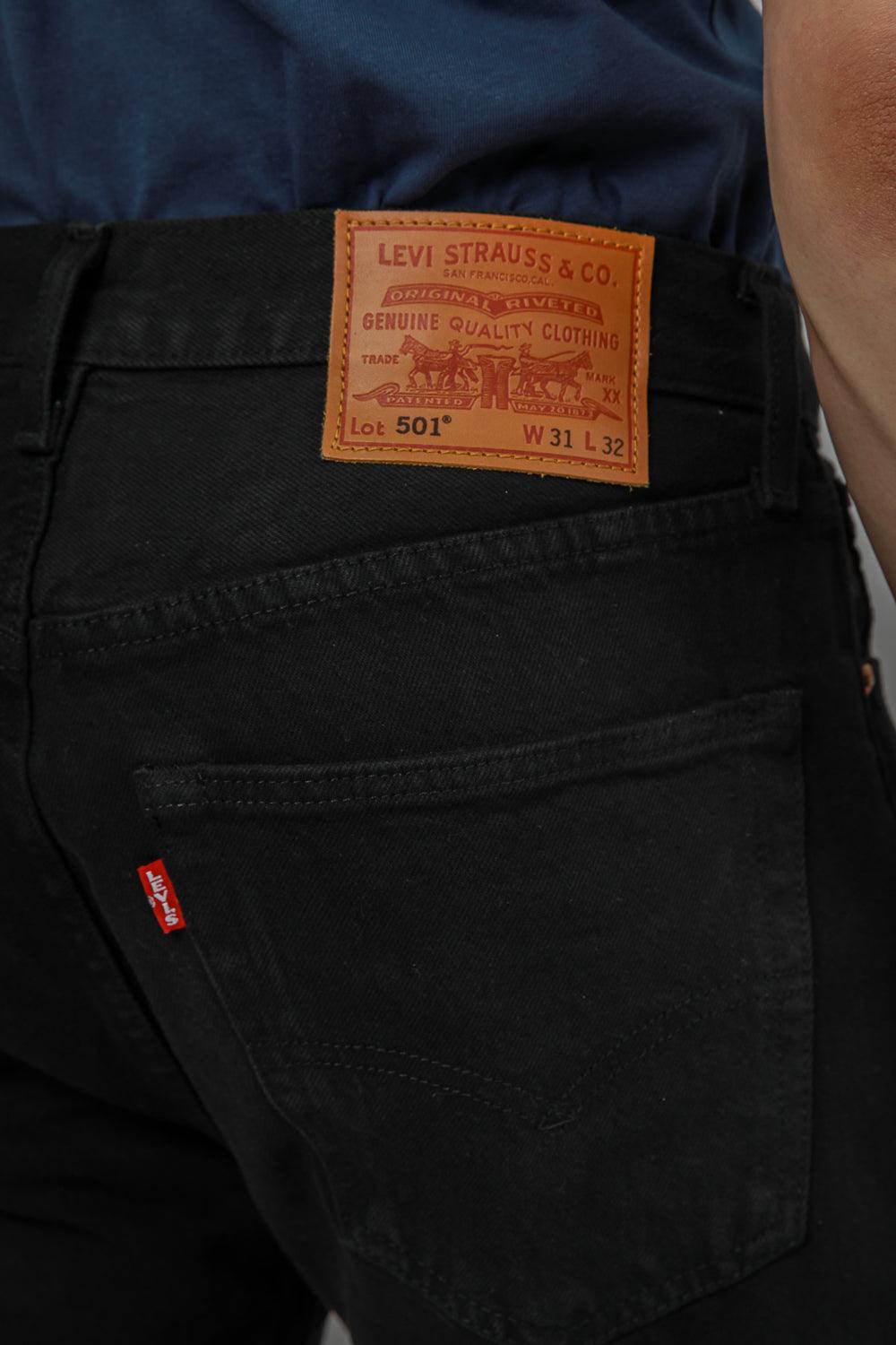 LEVI'S - ג'ינס ORIGINAL FIT 501 שחור - MASHBIR//365