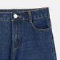 OKAIDI - ג'ינס רחב בגזרה גבוהה בצבע כחול לילדות - MASHBIR//365 - 3
