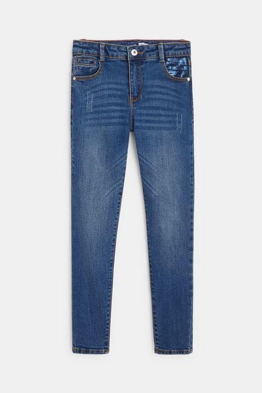 OKAIDI - ג'ינס סקיני שטיפה ילדות - MASHBIR//365