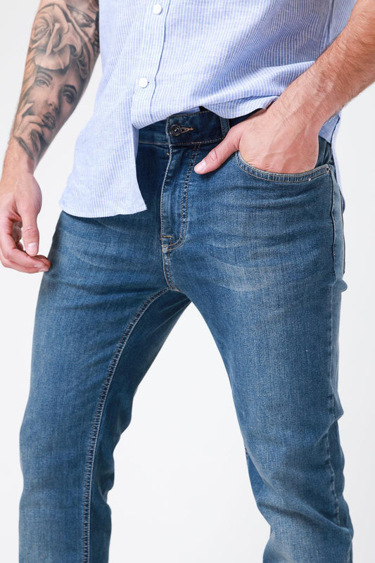 KENNETH COLE - ג'ינס סקיני כחול בהיר - MASHBIR//365