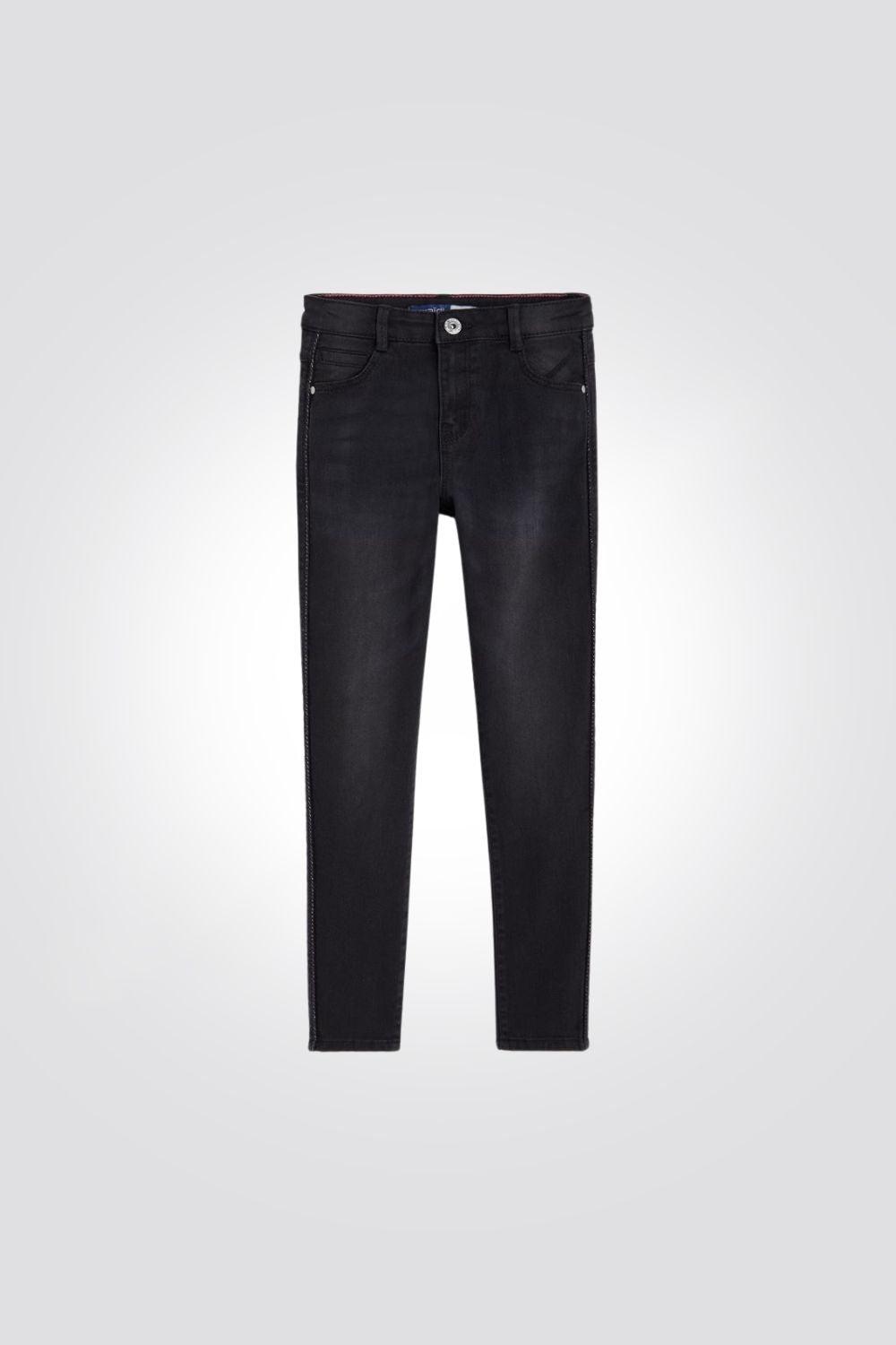 OKAIDI - ג'ינס Skinny שחור ילדות - MASHBIR//365