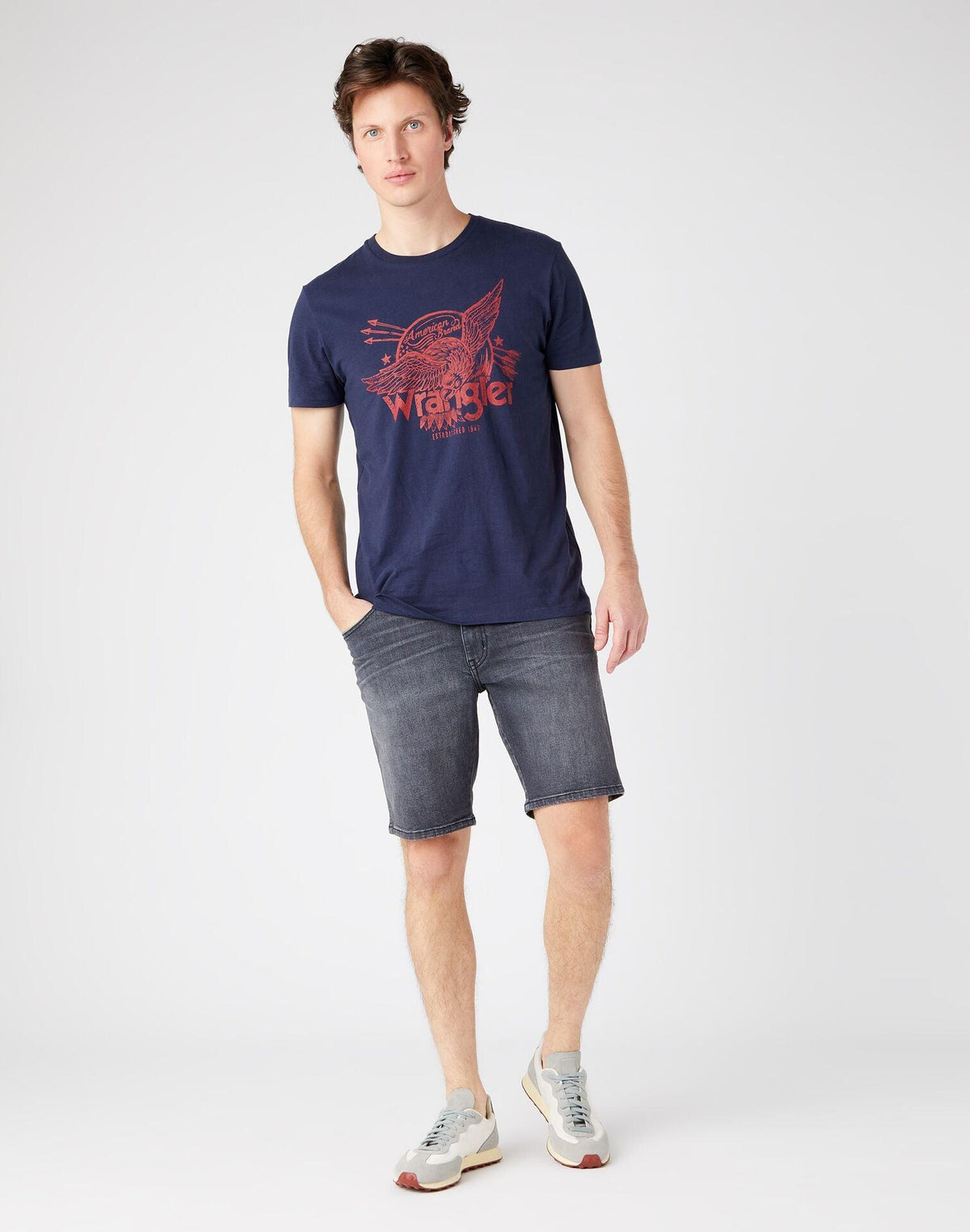 WRANGLER - ג'ינס TEXAS קצר אפור - MASHBIR//365