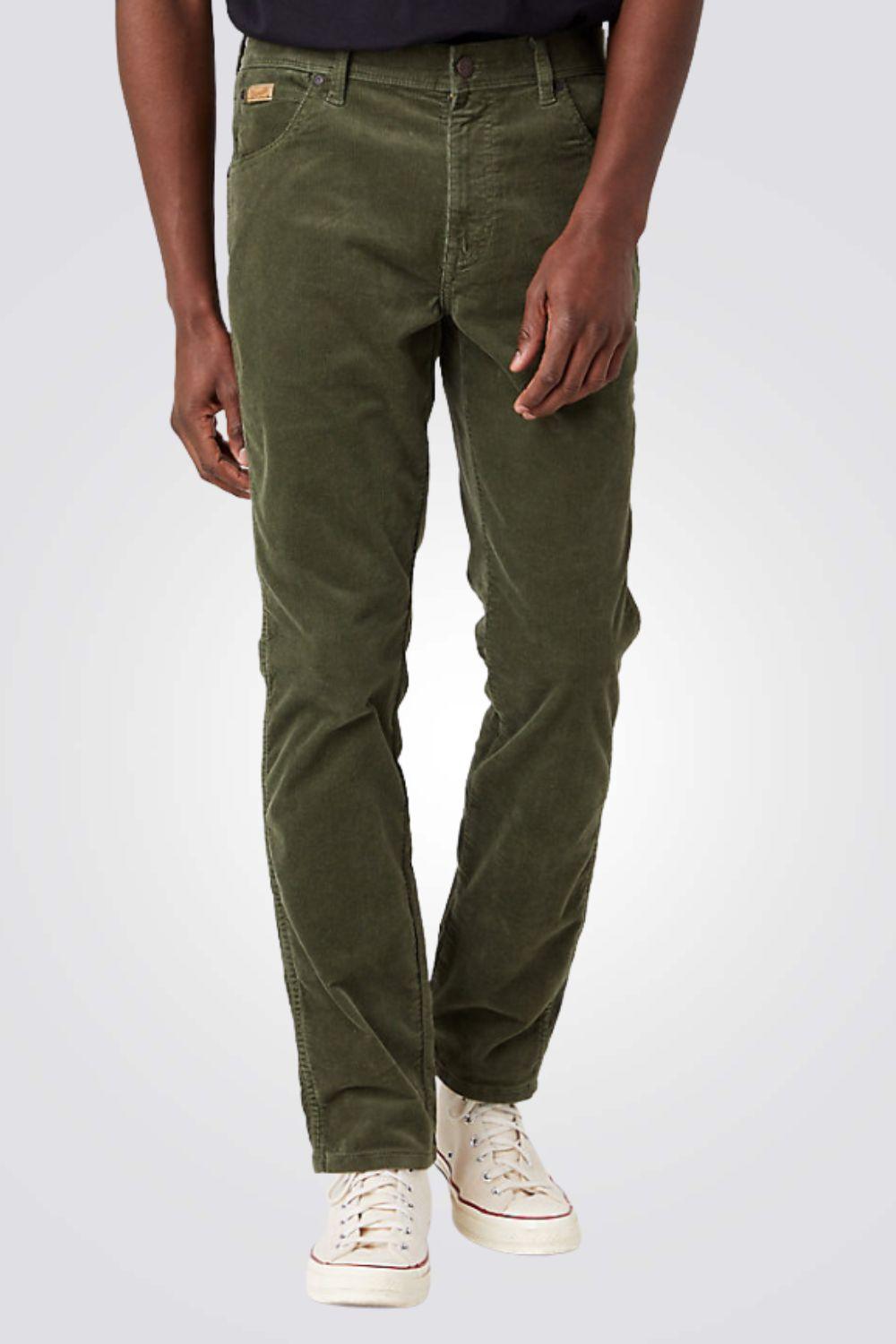 WRANGLER - ג'ינס TEXAS SLIM בצבע חאקי - MASHBIR//365