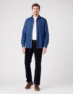 WRANGLER - ג'ינס TEXAS SLIM בצבע נייבי - MASHBIR//365