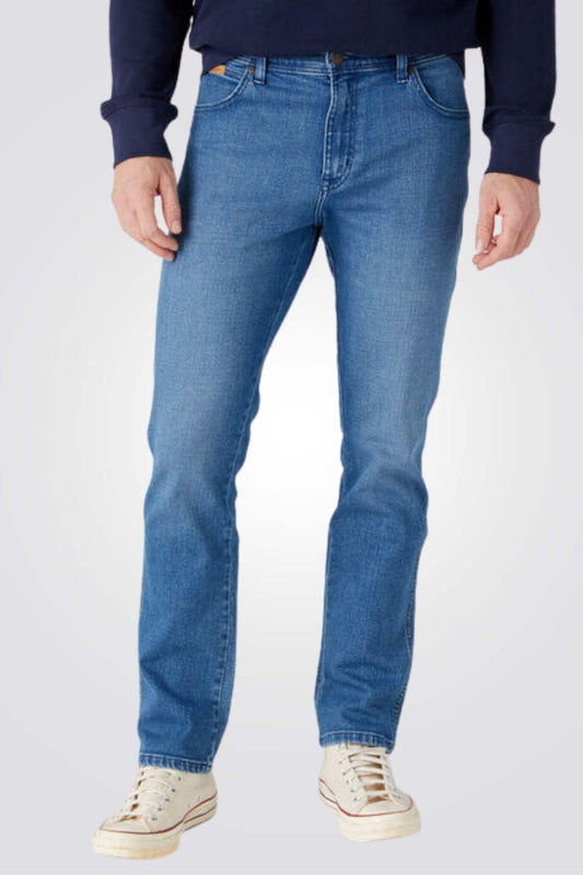 WRANGLER - ג'ינס TEXAS SLIM בצבע כחול - MASHBIR//365