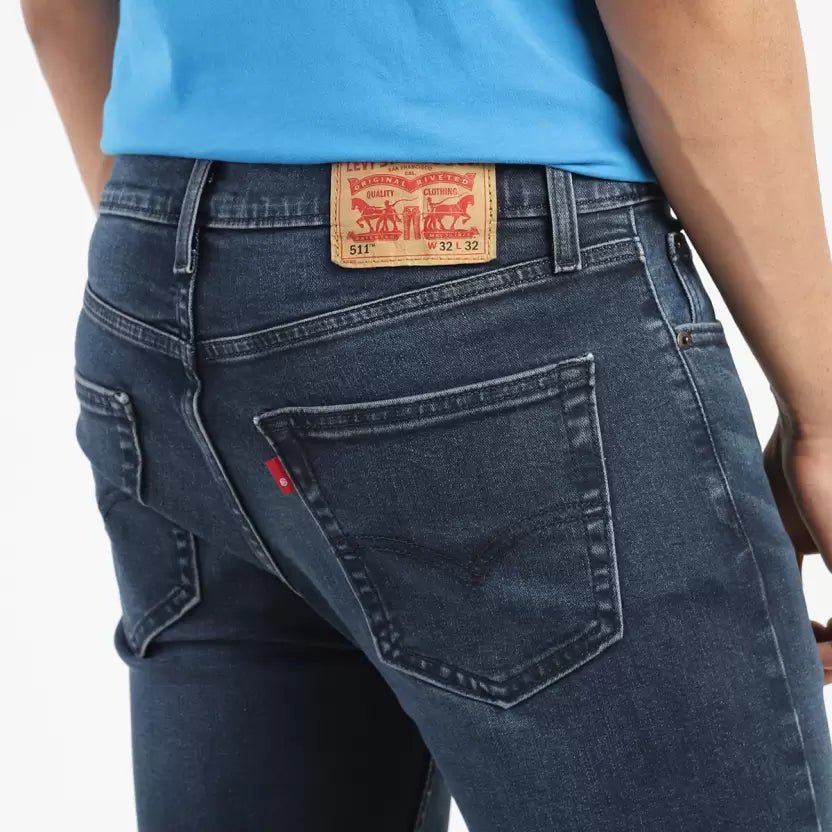 LEVI'S - ג'ינס כחול MID INDIGO 511 - MASHBIR//365