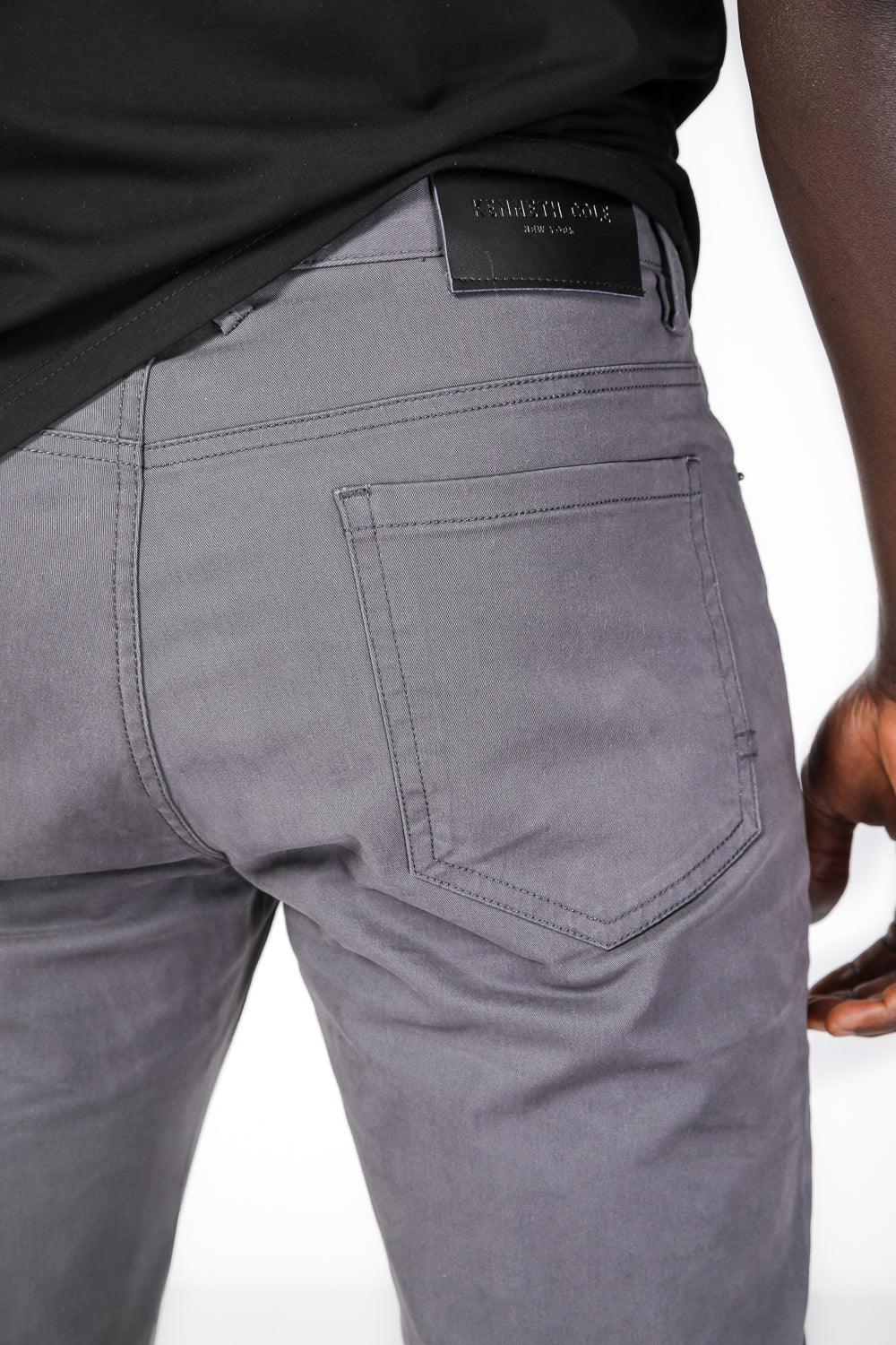 KENNETH COLE - ג'ינס כותנה לייקרה בצבע אפור - MASHBIR//365