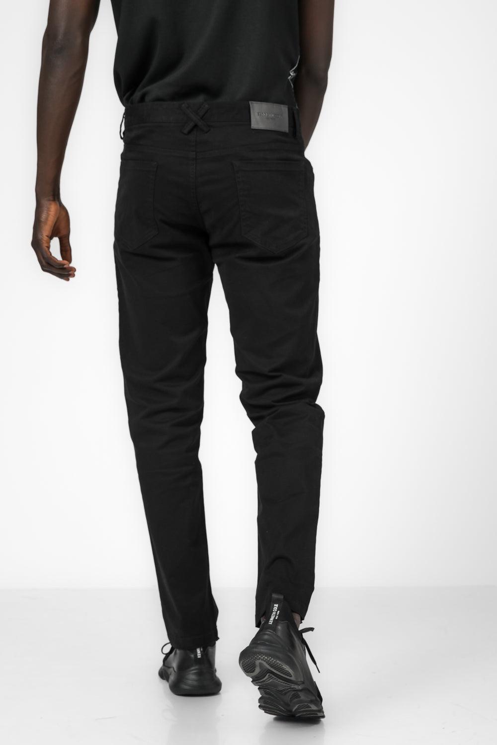 KENNETH COLE - ג'ינס כותנה לייקרה בצבע שחור - MASHBIR//365