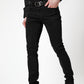 KENNETH COLE - ג'ינס כותנה לייקרה Slim בצבע שחור - MASHBIR//365 - 2