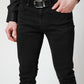 KENNETH COLE - ג'ינס כותנה לייקרה Slim בצבע שחור - MASHBIR//365 - 3
