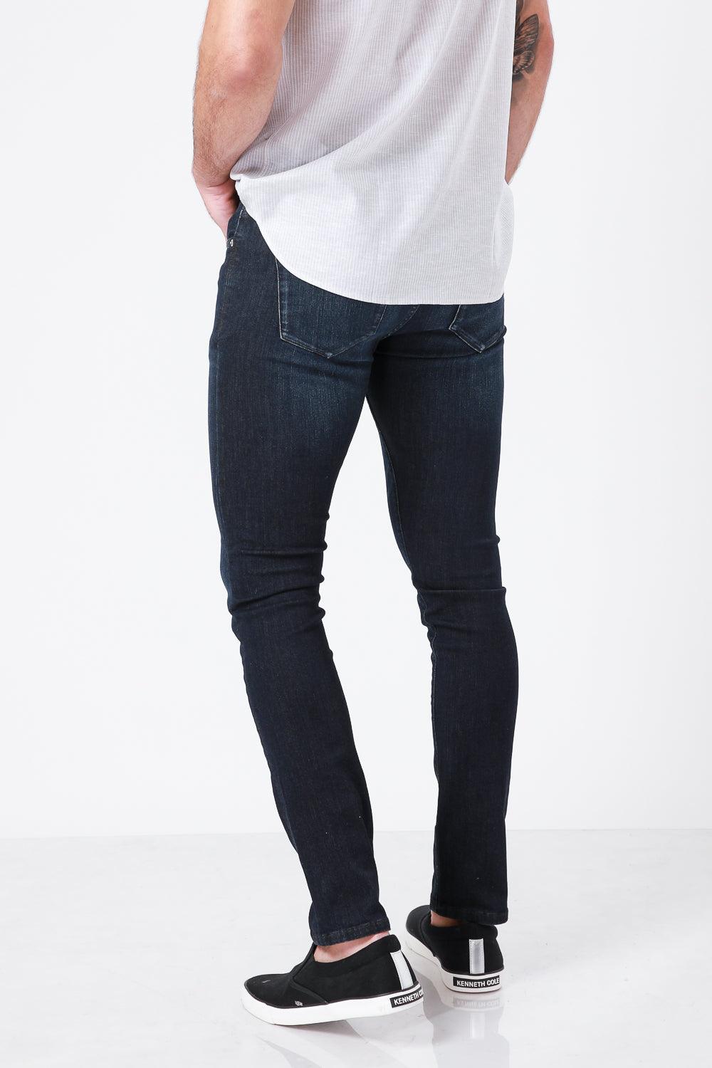 KENNETH COLE - ג'ינס כותנה לייקרה SLIM בצבע כחול - MASHBIR//365