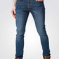 KENNETH COLE - ג'ינס כותנה לייקרה SLIM בצבע כחול - MASHBIR//365 - 1