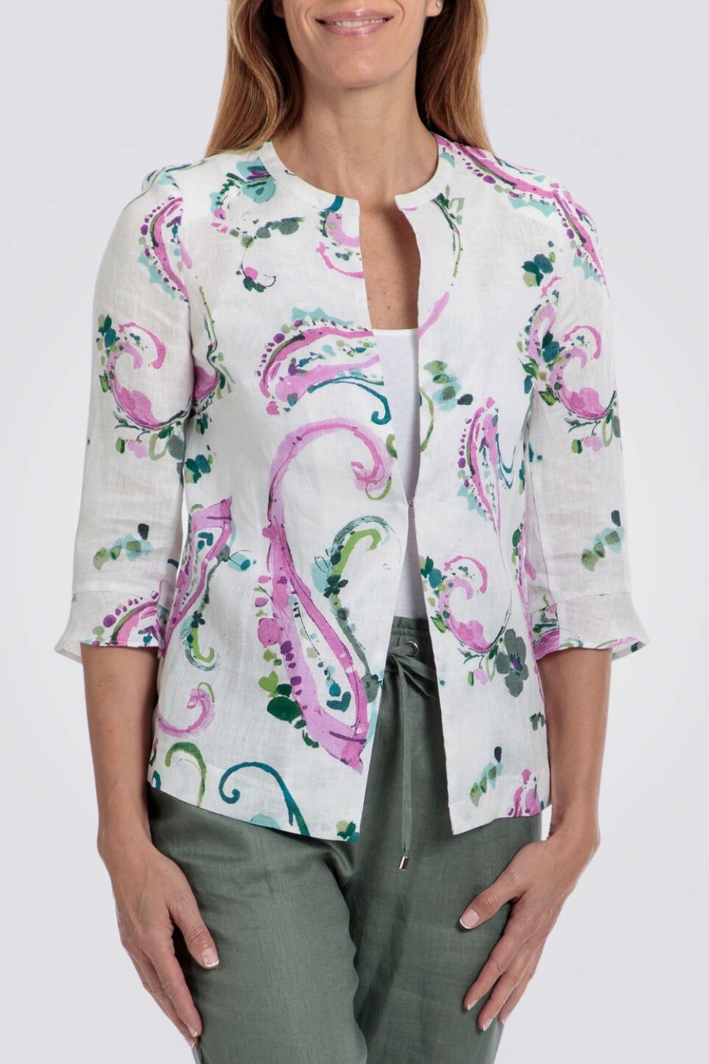 PUNT ROMA - ג'קט 3/4 בשילוב צבעים - MASHBIR//365