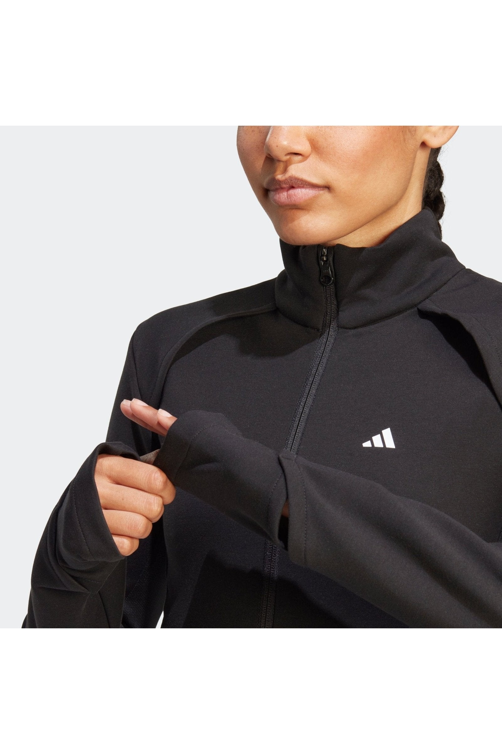 ADIDAS - ג'קט אימון לנשים TRN CU בצבע שחור - MASHBIR//365