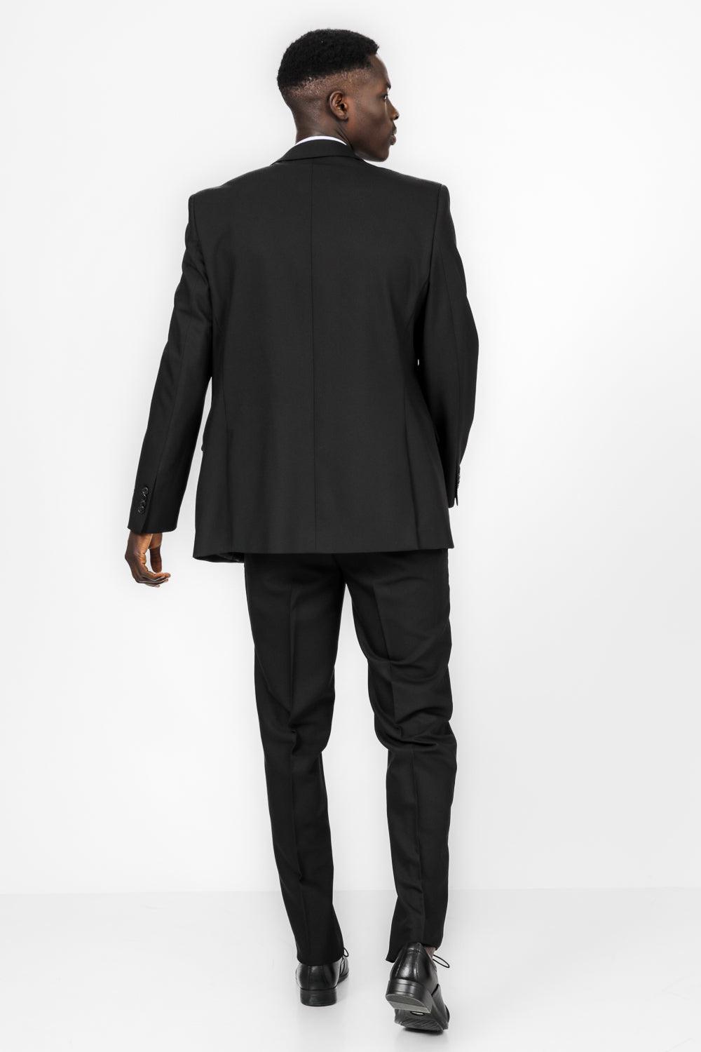 KENNETH COLE - ג'קט אלגנט לייקרה בצבע שחור - MASHBIR//365