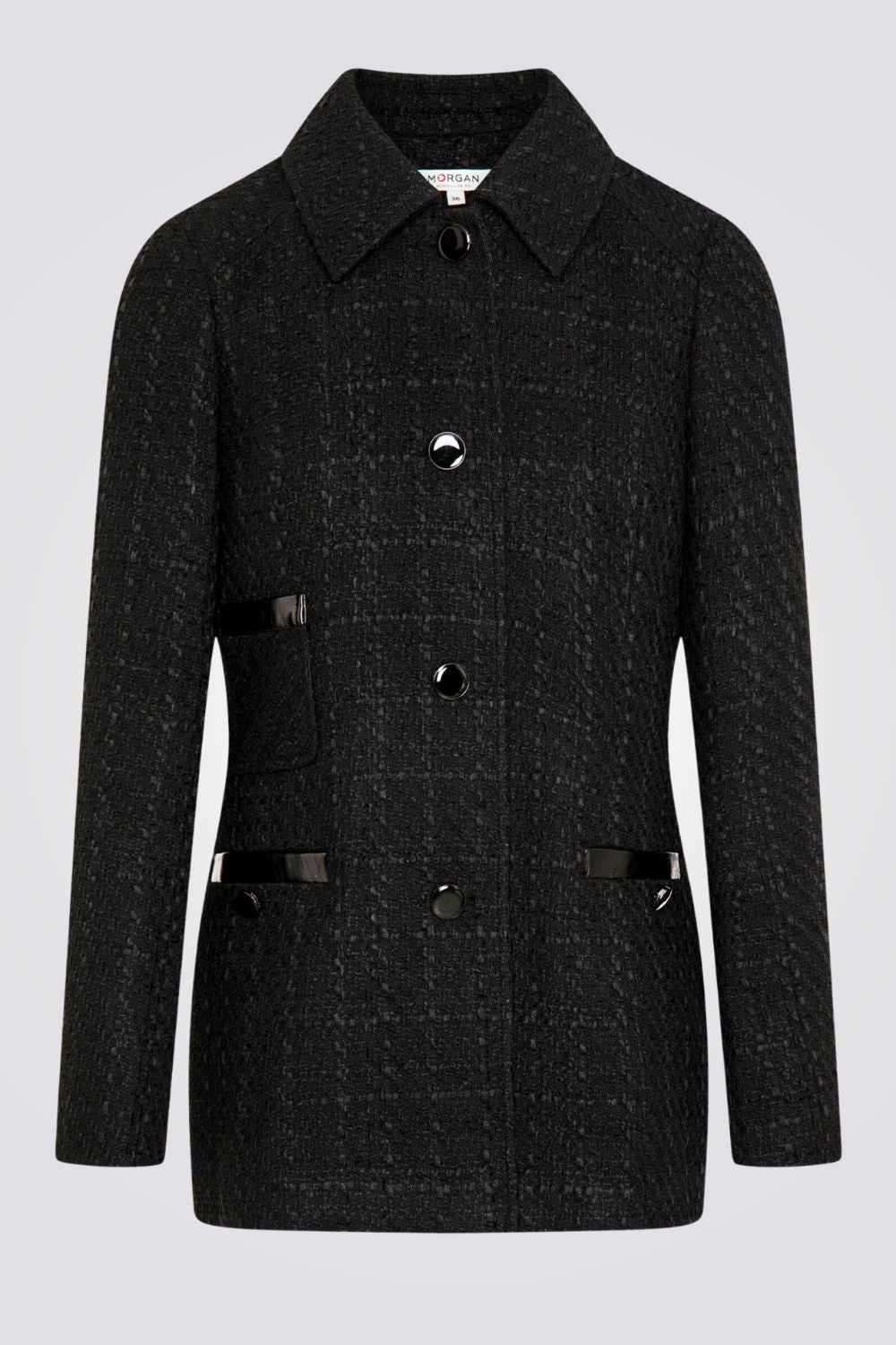 MORGAN - ג'קט ארוך בצבע שחור - MASHBIR//365