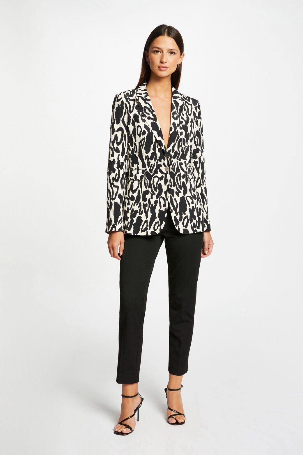 MORGAN - ג'קט ארוך הדפס מנומר - MASHBIR//365