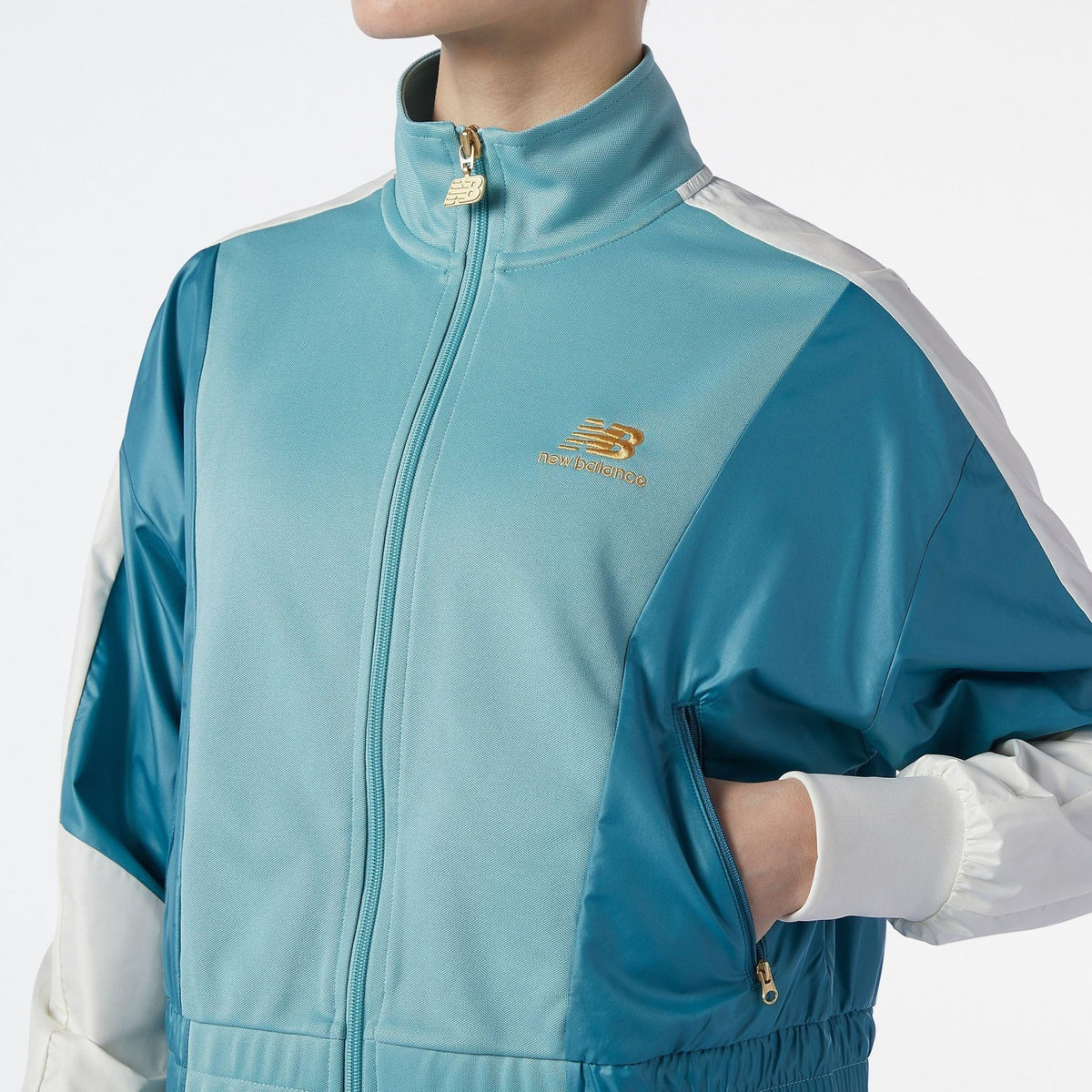 NEW BALANCE - ג'קט Athletics Higher Learning כחול - MASHBIR//365