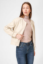 KENNETH COLE - ג'קט בומבר בצבע STONE - MASHBIR//365