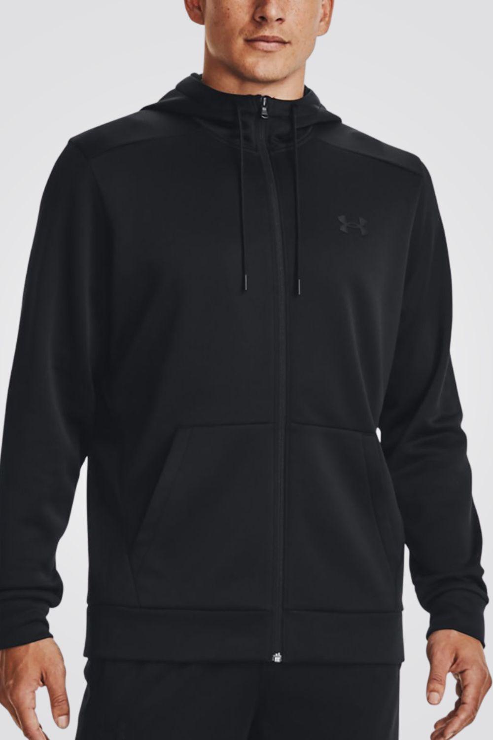 UNDER ARMOUR - ג'קט Fleece FZ Hoodi בצבע שחור - MASHBIR//365