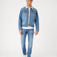 WRANGLER - ג'קט ג'ינס 124MJ SHERPA IN 3 YEARS בצבע כחול - MASHBIR//365 - 2