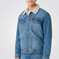 WRANGLER - ג'קט ג'ינס 124MJ SHERPA IN 3 YEARS בצבע כחול - MASHBIR//365 - 1