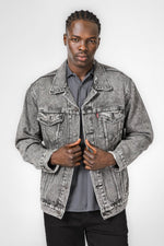 LEVI'S - ג'קט ג'ינס לגברים BLACK BEAR בצבע אפור - MASHBIR//365