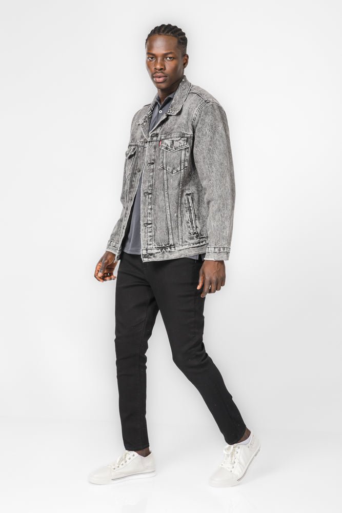 LEVI'S - ג'קט ג'ינס לגברים BLACK BEAR בצבע אפור - MASHBIR//365