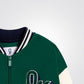 OKAIDI - ג'קט ילדים בסגנון קולג' ירוק עם שרוולים לבנים - MASHBIR//365 - 3