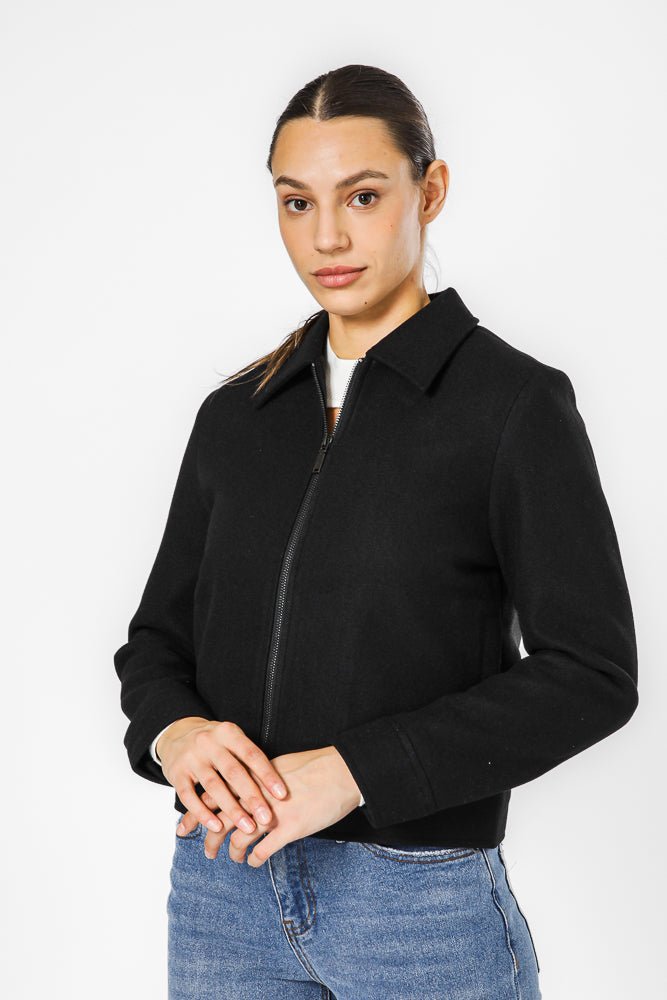 ג'קט קרופ שחור | קנת קול