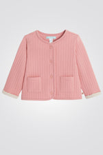 OBAIBI - ג'קט קרדיגן תינוקות בצבע ורוד - MASHBIR//365