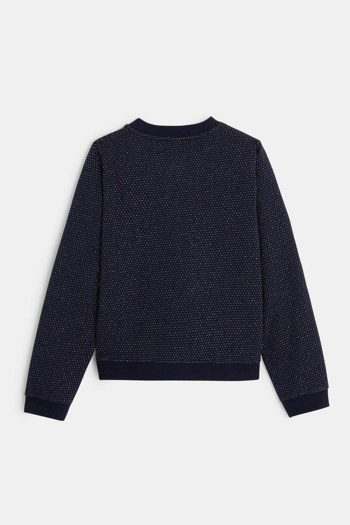 OKAIDI - ג'קט ליב הדפס נקודות בצבע כחול לילדות - MASHBIR//365