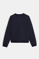 OKAIDI - ג'קט ליב הדפס נקודות בצבע כחול לילדות - MASHBIR//365