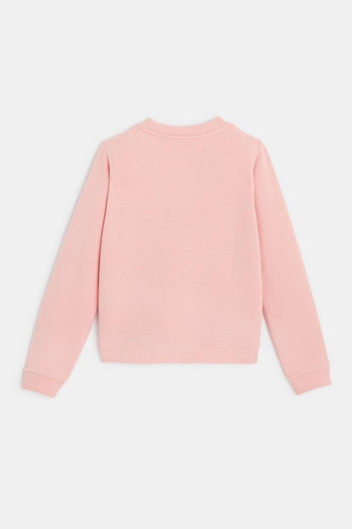 OKAIDI - ג'קט ליב הדפס נקודות בצבע ורוד לילדות - MASHBIR//365