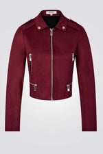 MORGAN - ג'קט לנשים בצבע אדום יין - MASHBIR//365