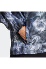 ADIDAS - ג'קט לנשים OWN THE RUN ALLOVER בצבע כחול - MASHBIR//365