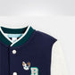 OBAIBI - ג'קט מעיל תינוקות בסגנון קולג' כחול עם שרוול לבן - MASHBIR//365 - 4