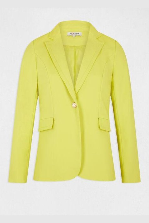 MORGAN - ג'קט מחוייט בצבע צהוב - MASHBIR//365