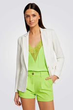 MORGAN - ג'קט מחוייט בצבע לבן - MASHBIR//365