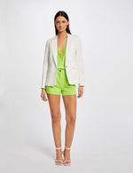 MORGAN - ג'קט מחוייט בצבע לבן - MASHBIR//365