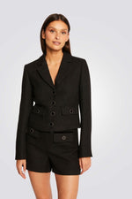 MORGAN - ג'קט נשים בצבע שחור - MASHBIR//365
