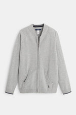 OKAIDI - ג'קט סריג TEDDY אפור בהיר לילדים - MASHBIR//365