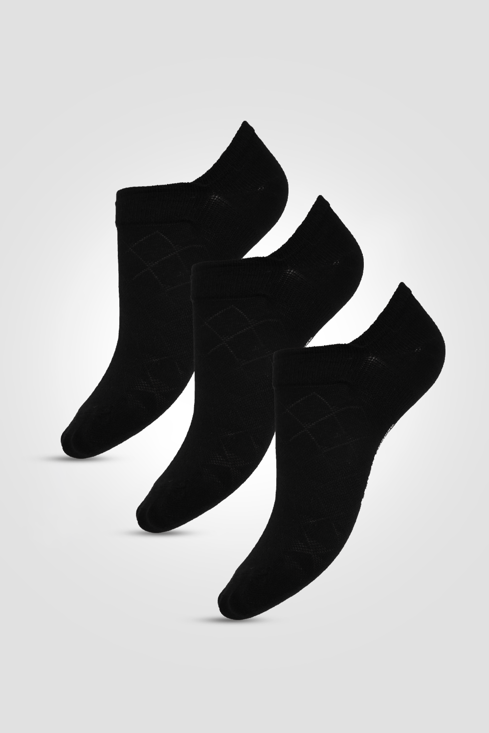 KENNETH COLE - גרבי סניקרס חלקות לנשים בצבע שחור ולבן - MASHBIR//365