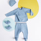 OBAIBI - גרביים סרוגות בצבע כחול לתינוקות - MASHBIR//365 - 2