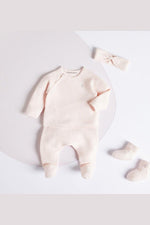 OBAIBI - גרביים סרוגות בצבע ורוד לתינוקות - MASHBIR//365