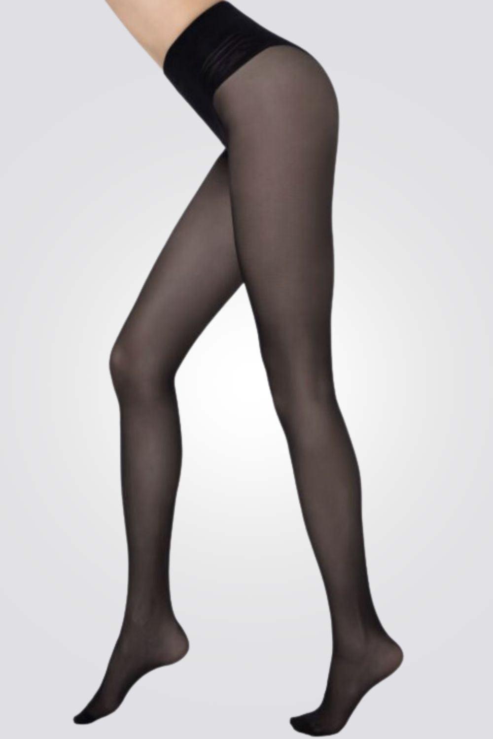 ITALIANA - גרביון דק מחטב STYLE 20 דנייר - שחור - MASHBIR//365