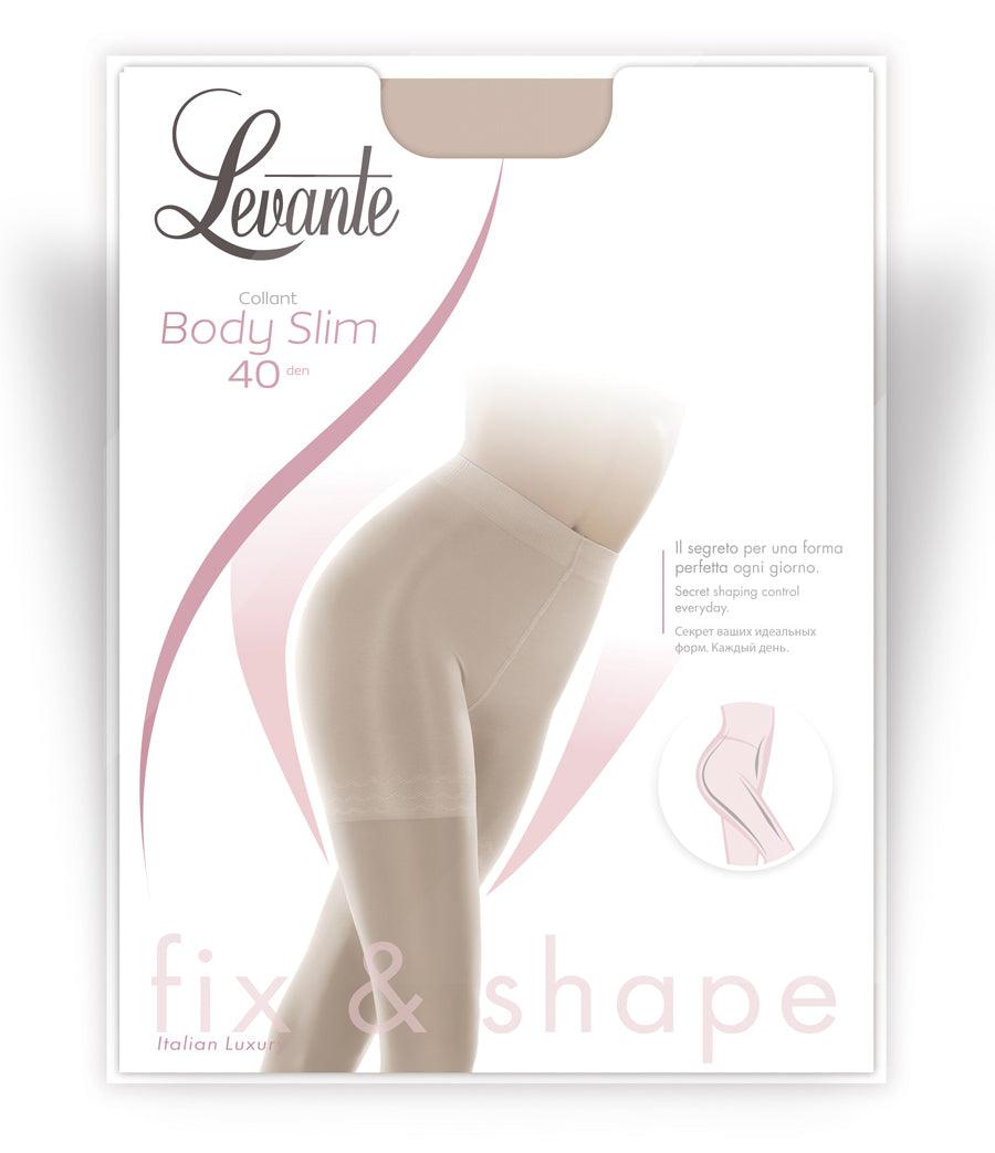 Levante - גרביון מחטב BODY SLIM 40 דנייר - שחור - MASHBIR//365